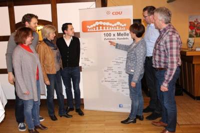 Gerda Hvel fhrt die Ortsverbandsvorsitzenden in die Thematik der Kampagne ein.